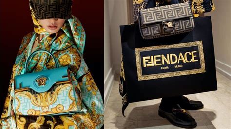 fendi versace collab|Versace adv campaign.